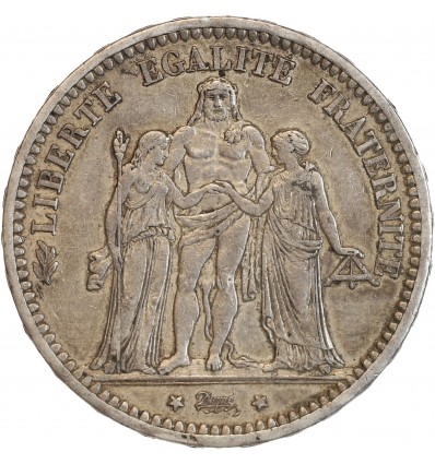 5 Francs Hercule Troisième République