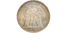 5 Francs Hercule Troisième République