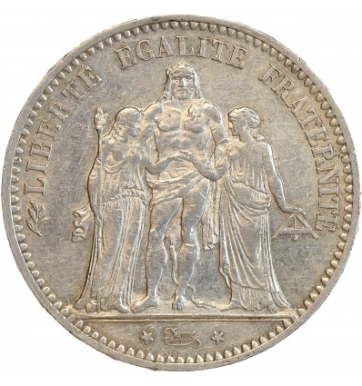 5 Francs Hercule Troisième République