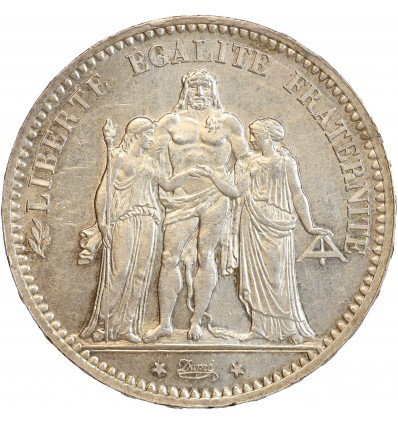 5 Francs Hercule Troisième République