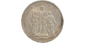 5 Francs Hercule Troisième République
