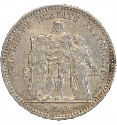 5 Francs Hercule Troisième République