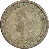 25 Cents Wilhelmine - Pays-Bas Argent