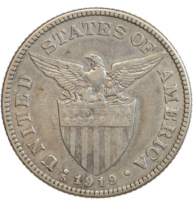 50 Centavos - Philippines Argent