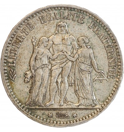 5 Francs Hercule Troisième République