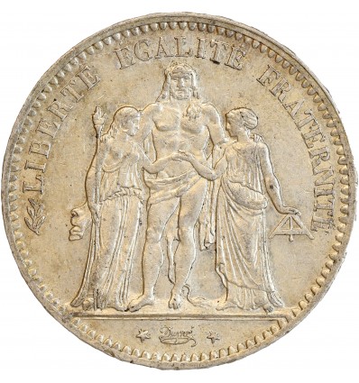 5 Francs Hercule Troisième République