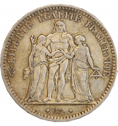 5 Francs Hercule Troisième République