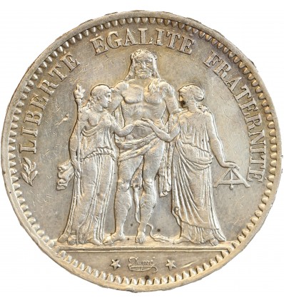 5 Francs Hercule Troisième République