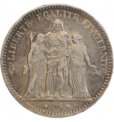 5 Francs Hercule Troisième République