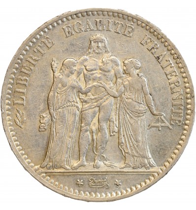 5 Francs Hercule Troisième République