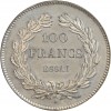 Essai de 100 Francs Louis-Philippe Ier Concours par Domard en étain