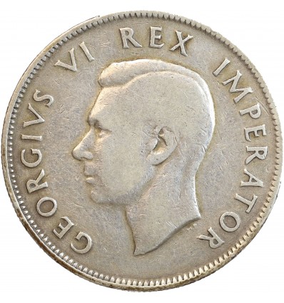2 1/2 Shillings Georges VI - Afrique du Sud Argent