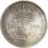 2 1/2 Shillings Georges VI - Afrique du Sud Argent