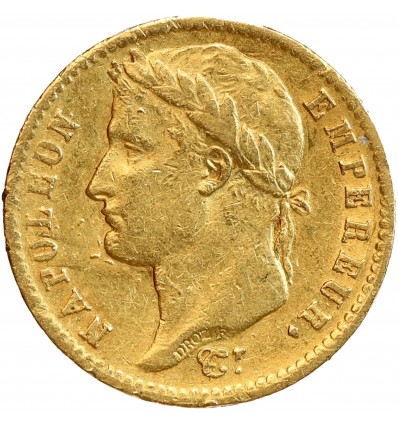 20 Francs Napoléon Ier Tête Laurée Revers Empire