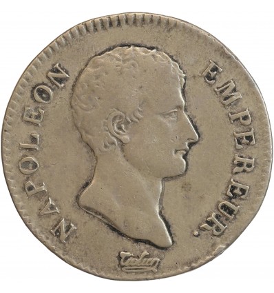 2 Francs Napoléon Empereur Calendrier Grégorien