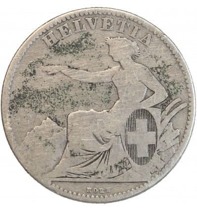 2 Francs Helvetia - Suisse Argent