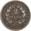 2 Francs Napoléon Ier Tête Laurée Revers Empire Premier Empire