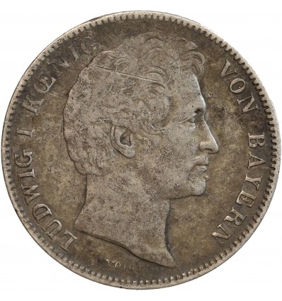 1/2 Gulden Louis Ier - Allemagne Bavière Argent