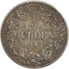 1/2 Gulden Louis Ier - Allemagne Bavière Argent