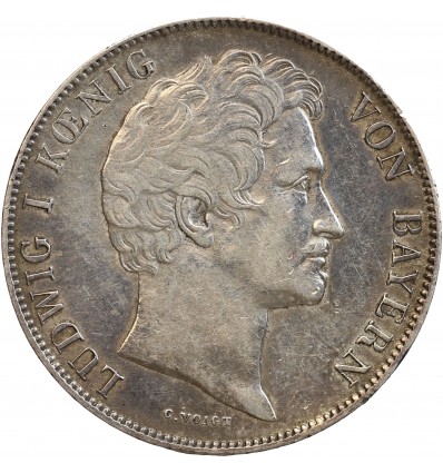 1 Gulden Louis Ier - Allemagne Bavière Argent