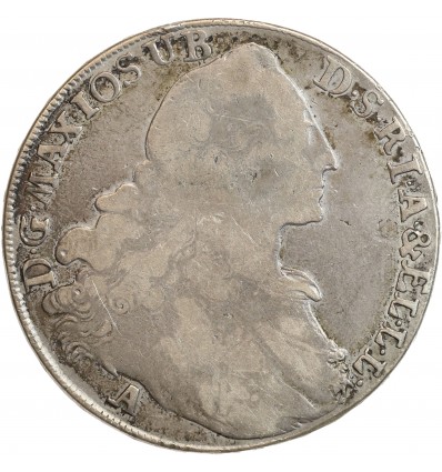 1 Thaler Maximilien III - Allemagne Bavière Argent