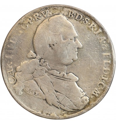 1 Thaler Charles Theodore - Allemagne Bavière Argent