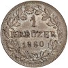 1 Kreuzer - Allemagne Bavière Argent