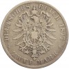 2 Marks Louis II - Allemagne Bavière Argent