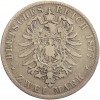 2 Marks Louis II - Allemagne Bavière Argent