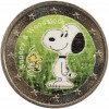 2 Euros Colorisée - Snoopy