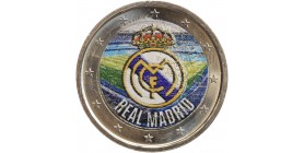 2 Euros Colorisée - Le Real Madrid