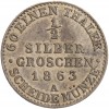 1/2 Silber Groschen Guillaume Ier - Allemagne Prusse Argent