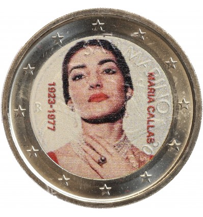 2 Euros Colorisée - Maria Callas