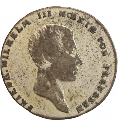 1/6 Thaler Frederic Guillaume III - Allemagne Prusse Argent