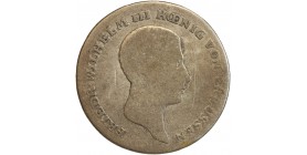 1/6 Thaler Frederic Guillaume III - Allemagne Prusse Argent