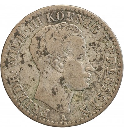 1/6 Thaler Frederic Guillaume III - Allemagne Prusse Argent