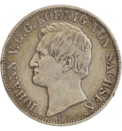 1 Thaler Johan - Allemagne Saxe-Albertine Argent