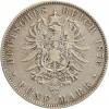 5 Marks Albert - Allemagne Saxe-Albertine Argent