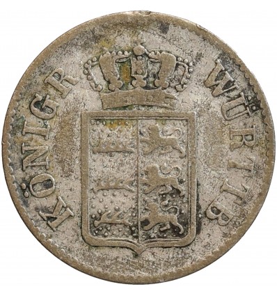 3 Kreuzer Guillaume Ier - Allemagne Wurtemberg Argent