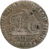 6 Kreuzer - Allemagne Wurtemberg Argent
