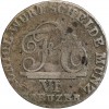 6 Kreuzer - Allemagne Wurtemberg Argent