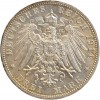 3 Marks Guillaume II - Allemagne Wurtemberg Argent