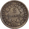 2 Francs Napoléon Ier Tête Laurée Revers République