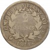 2 Francs Napoléon Ier Tête Laurée Revers Empire