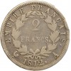 2 Francs Napoléon Ier Tête Laurée Revers Empire