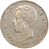 5 Pesetas Amadeo Ier Espagne Argent