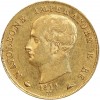40 Lires Napoléon Impérator Tranche en Creux - Italie Occupation Française