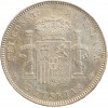 5 Pesetas Alphonse XIII 3ème type Espagne Argent