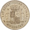 5 Pesetas Alphonse XIII 3ème type Espagne Argent