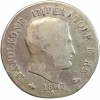 2 Lires Napoleon Imperator Italie Argent - Occupation Française
